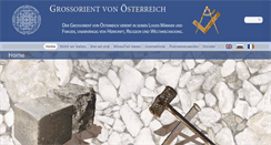 Desktop Screenshot of freimaurer.at